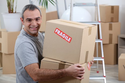 Man with van service helping with a local move in Southfields