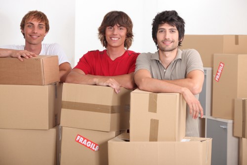 Assistance with loading household items into a van