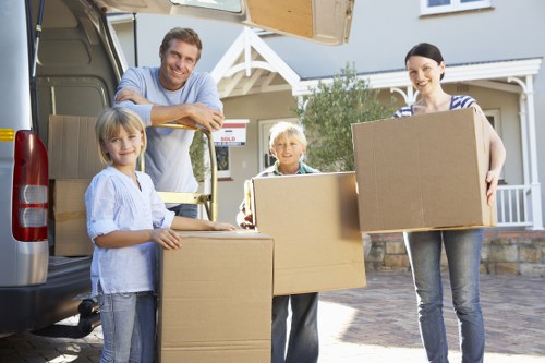 Commercial moving van transport for Southfields businesses