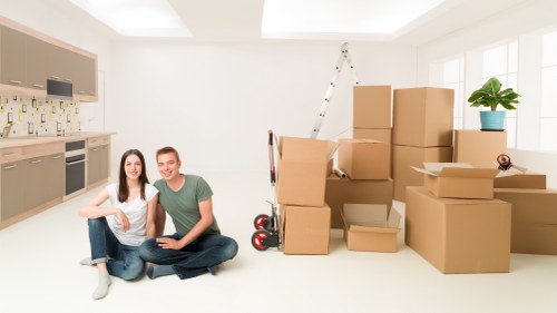 Local moving truck supporting flat and house relocations in Southfields