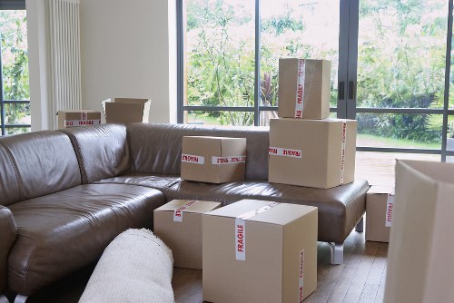 Southfields home removal team loading furniture carefully