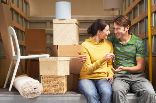 Booking process and confirmation details for a man with van service