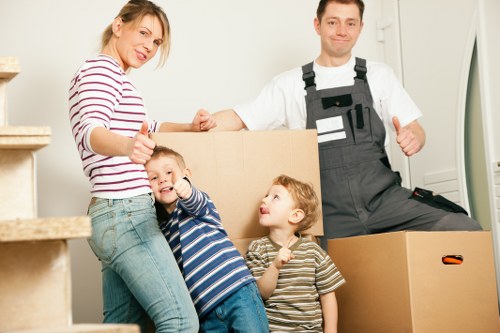 Local removalists planning access for a Southfields residential street